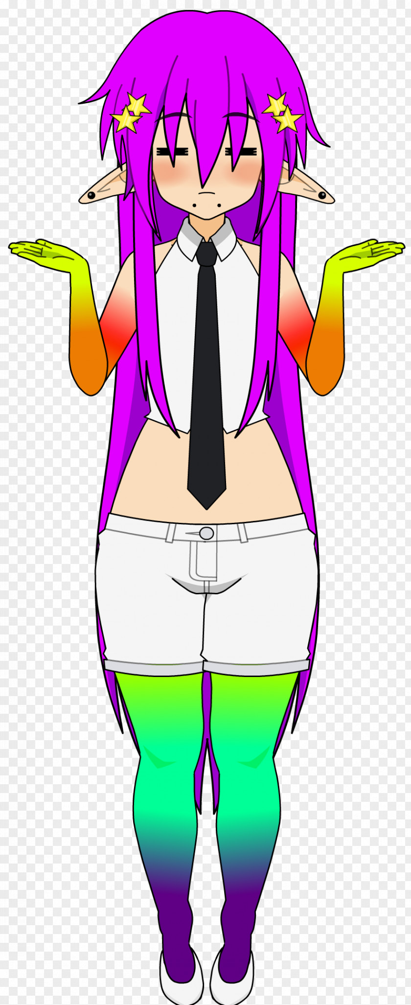 Rainbow Hair Clip Art Costume Illustration Muscle Cartoon PNG