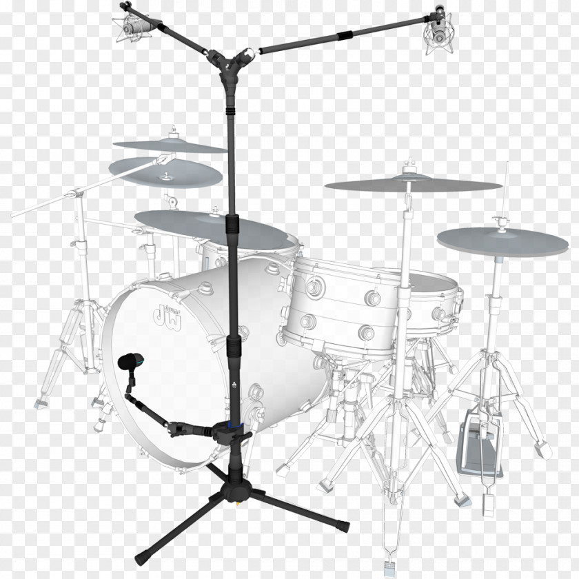 Drums Snare Microphone Tom-Toms Bass PNG