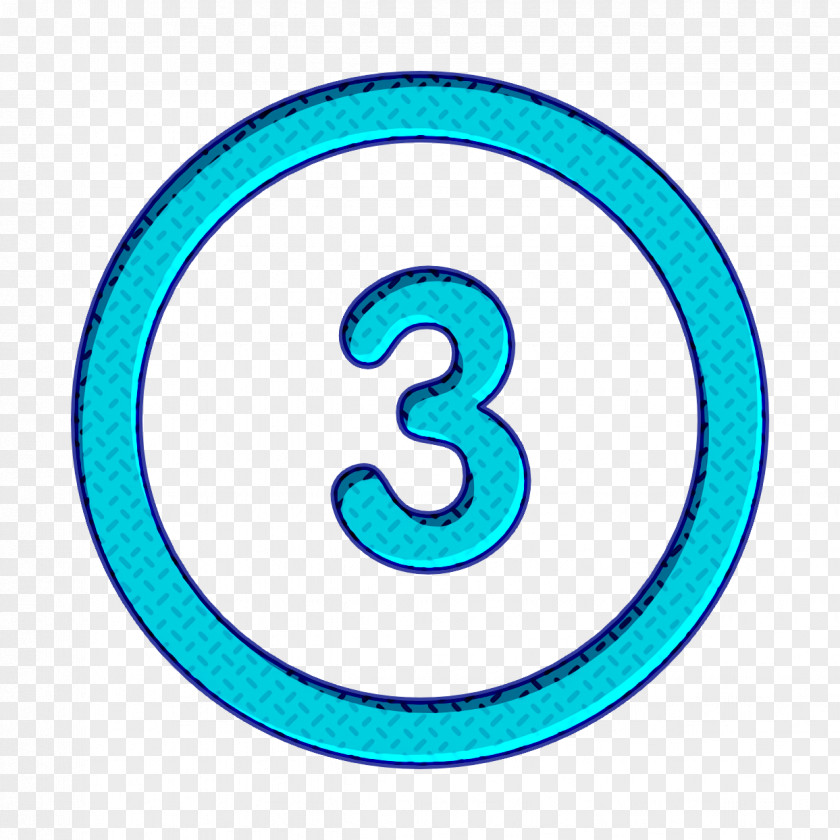 Number Sticker Control Icon PNG