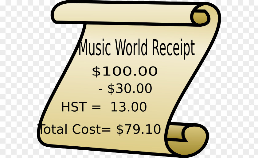 Reciept Download Clip Art PNG