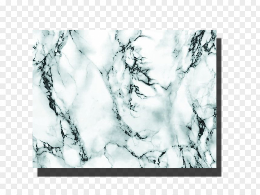 Self-adhesive Plastic Sheet Carrara Marble White PNG