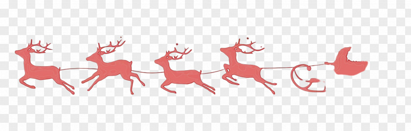 Silhouette Deer Reindeer PNG