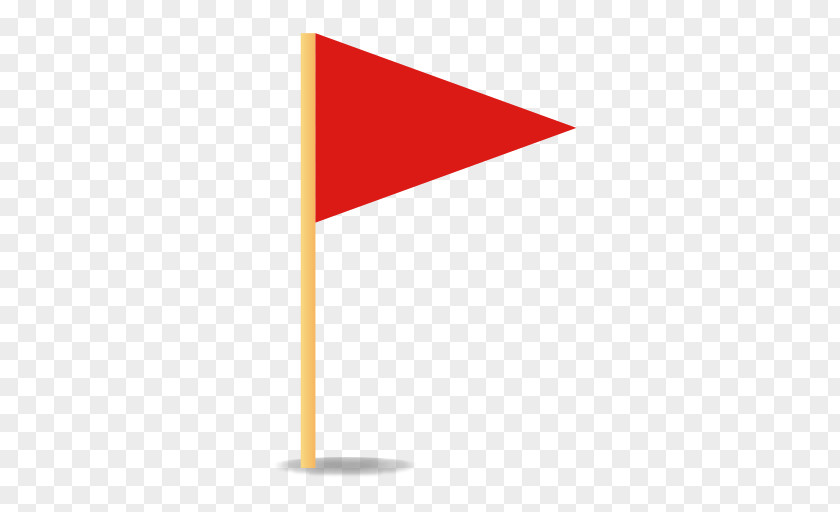 Triangular Flag Triangle Rectangle Red PNG