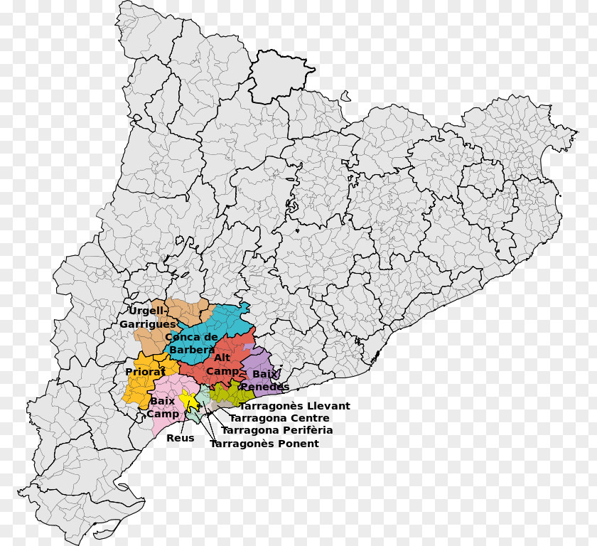 Map Roman Catholic Archdiocese Of Tarragona Alt Camp Penedès Aartsbisdom PNG