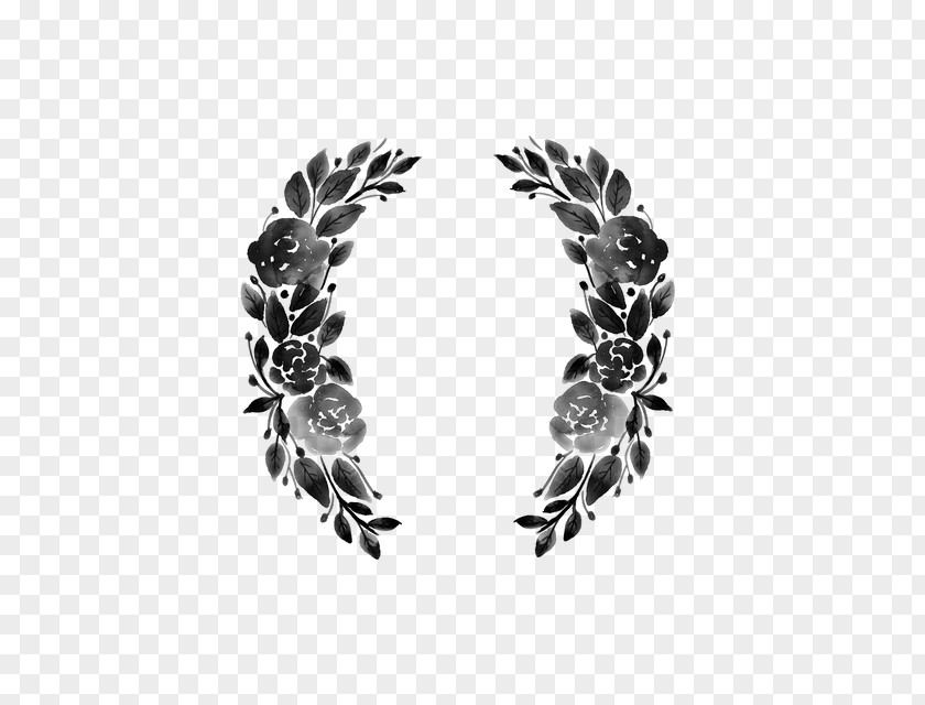 Metal Vascular Plant Leaf Wreath PNG