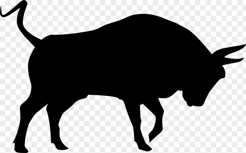 Ox Silhouette Bull Bovine Cow-goat Family Snout Working Animal PNG