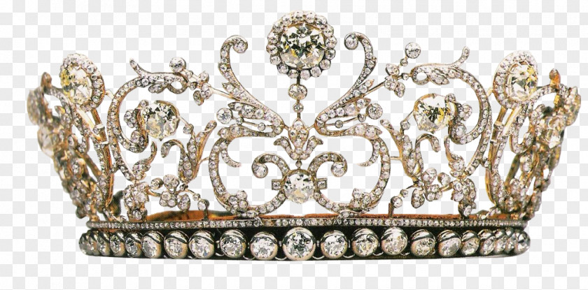 Royal Tiara Crown Diamond Jewellery Gemstone PNG