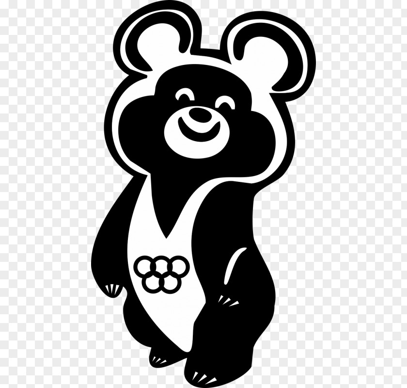 Russian Bear 1980 Summer Olympics Olympic Games Misha Logo 1968 PNG