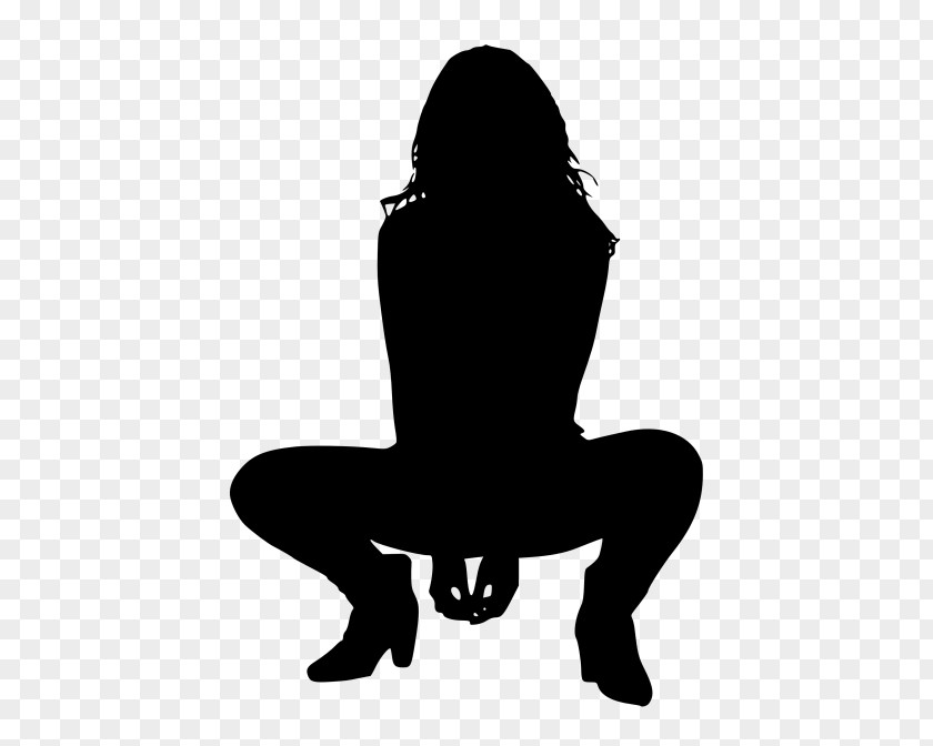 Silhouette Woman Clip Art PNG