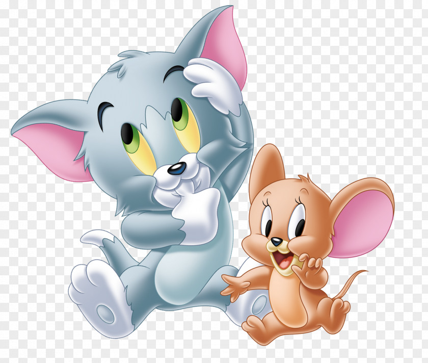 Tom And Jerry Mouse Nibbles Cat Cartoon PNG