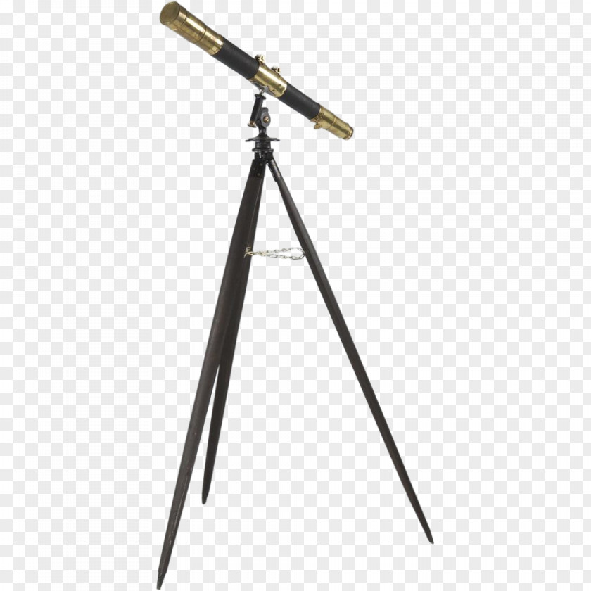 Tripod Sculpture Old Telescopes Zoom Lens PNG