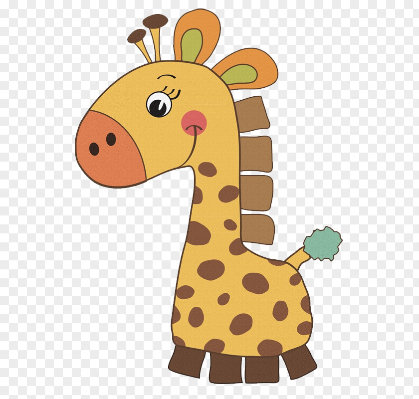 Cartoon Giraffe Vector Graphics Infant Boy Baby Shower Clip Art PNG