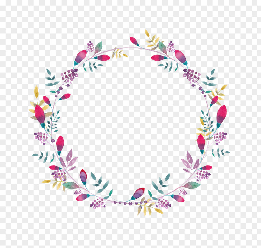 FLORAL CIRCLE Motif Circle PNG