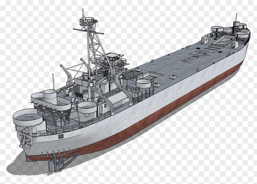 Heavy Cruiser Ko Chang Amphibious Warfare Ship USS Lincoln County (LST-898) Dreadnought PNG