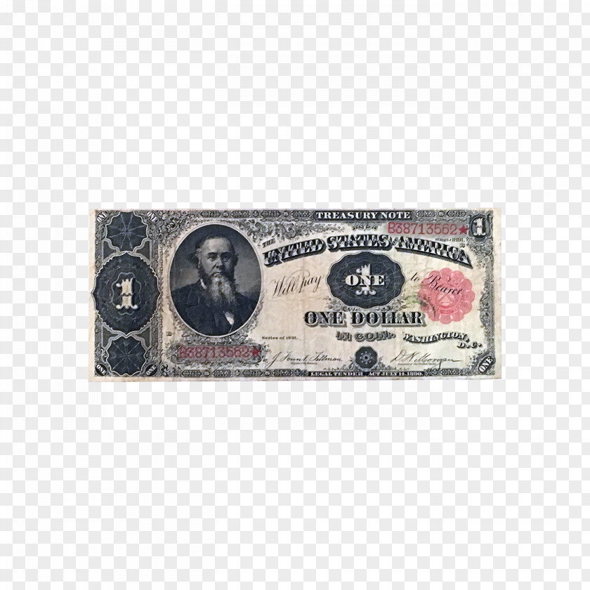 United States One-dollar Bill Silver Certificate Banknote Dollar PNG