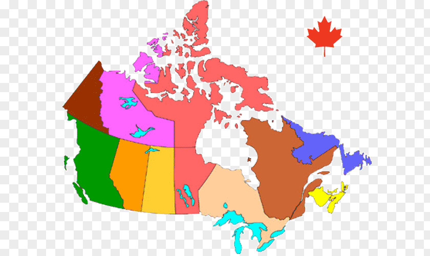 Canada Vector Graphics Map Stock Illustration PNG