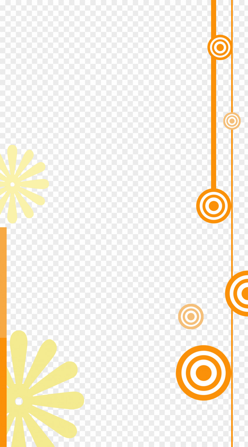Floral Decoration Graphic Design Yellow Pattern PNG