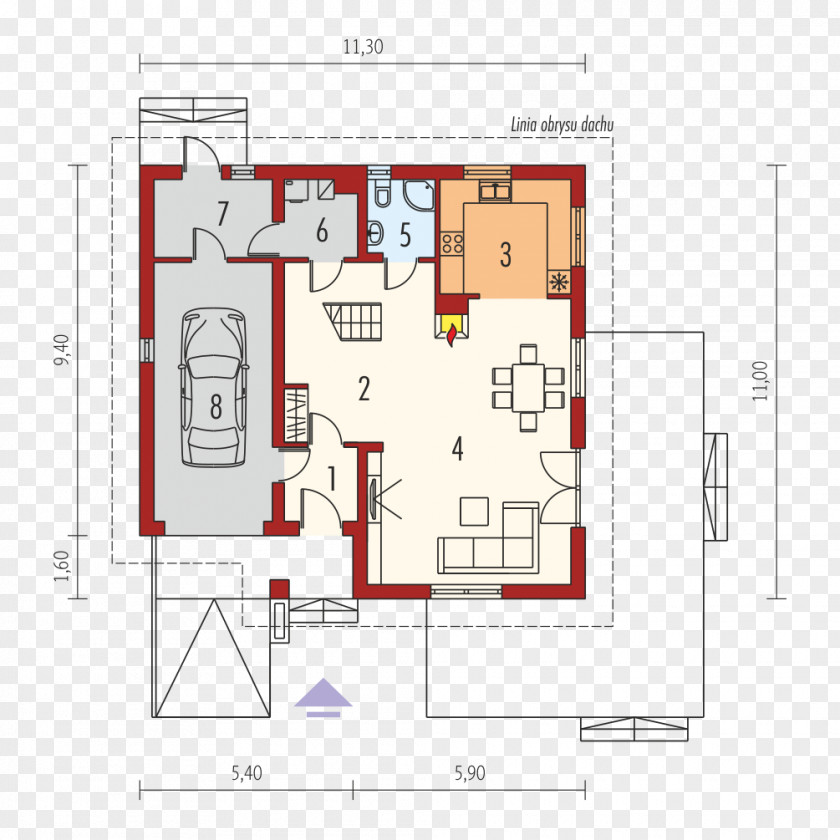House Chrząstawa Mała Floor Plan Renting Contract Of Sale PNG