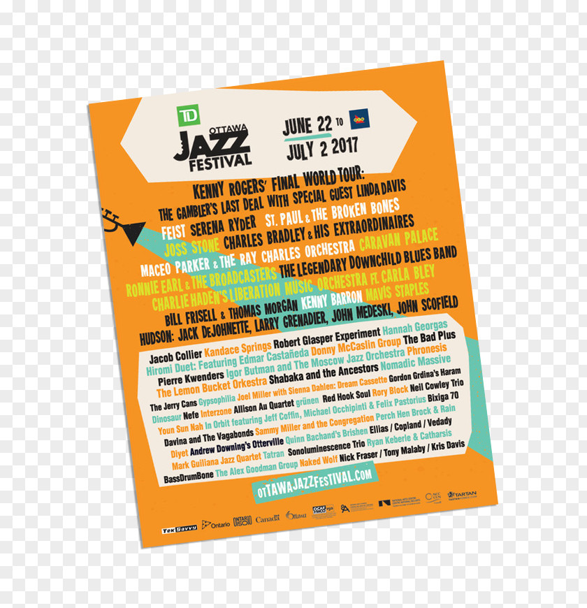 Jazz Festival Poster Product TD Bank, N.A. Line Orange S.A. PNG