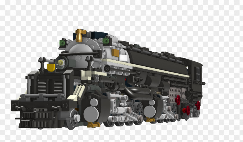 Lego Trains Train Engine Steam Locomotive Union Pacific Big Boy PNG
