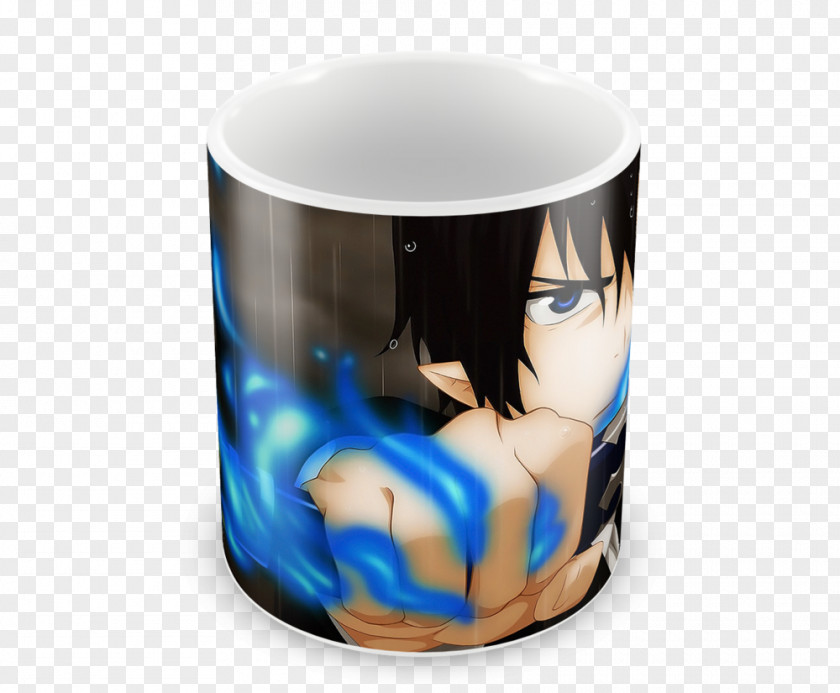 Mug Coffee Cup Rin Okumura Blue Exorcist PNG