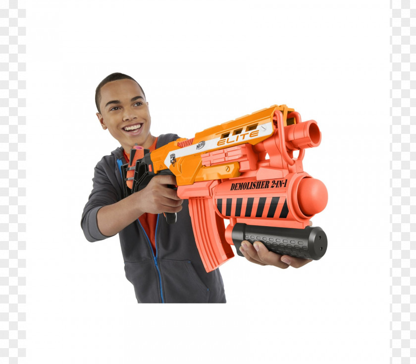 Toy NERF N-Strike Elite Demolisher 2-in-1 Blaster PNG