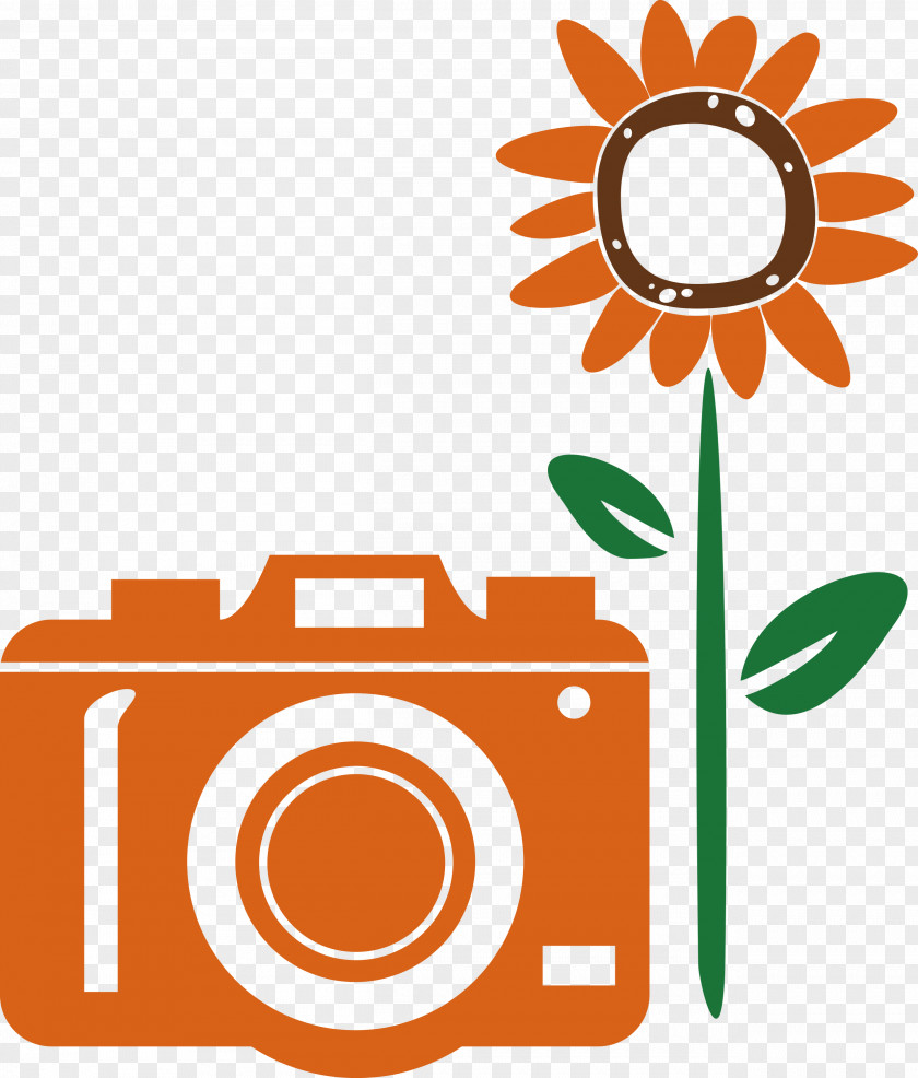 Camera Flower PNG