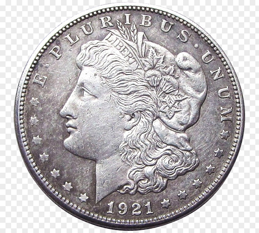 Gold Coins Coin Money Morgan Dollar Silver PNG