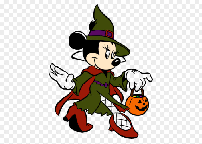 Minnie Mouse Mickey Halloween Clip Art PNG