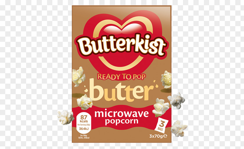 Popcorn Microwave Butterkist Salt PNG