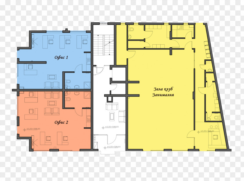 Upscale Residential Quarter Floor Plan Product Design PNG