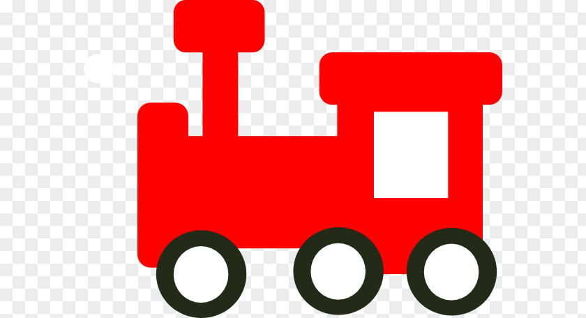 Cartoon Train Picture Red Clip Art PNG