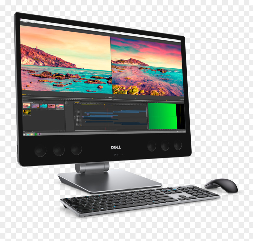 Computer Desktop Pc Dell XPS Monitors All-in-One Computers PNG