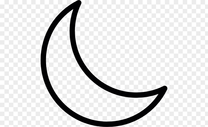 Crescent Lunar Phase Moon Clip Art PNG