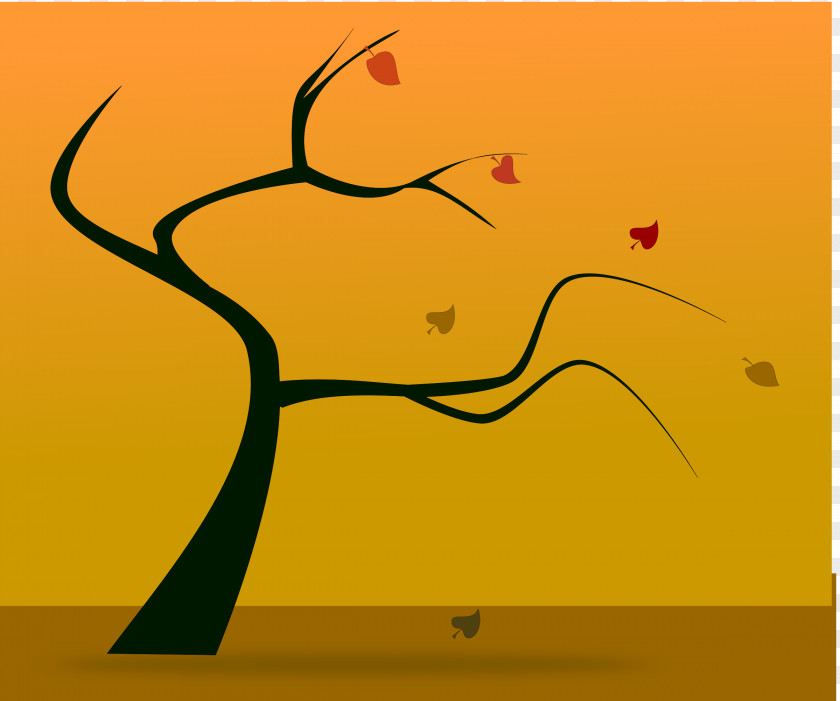 Fall Silhouette Cliparts Tree Clip Art PNG