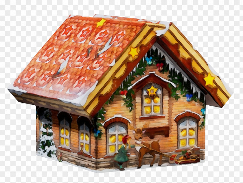 Home Building Christmas Decoration PNG