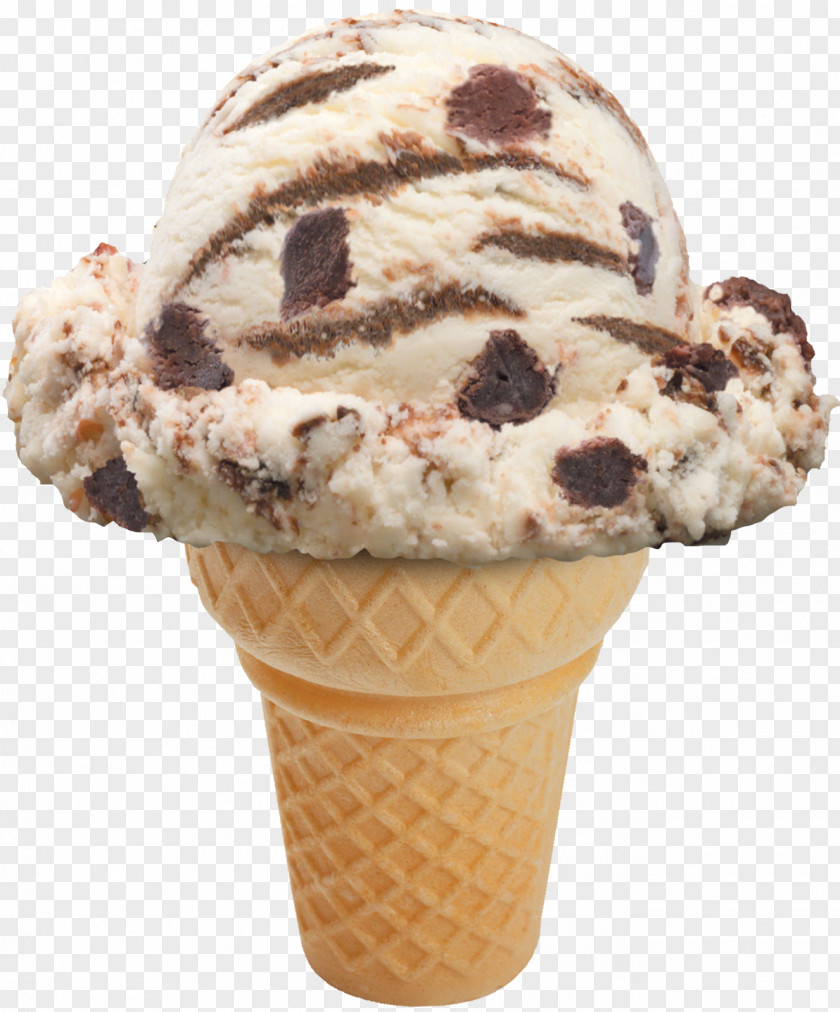 Ice Cream Chocolate Sundae Cones Brownie PNG