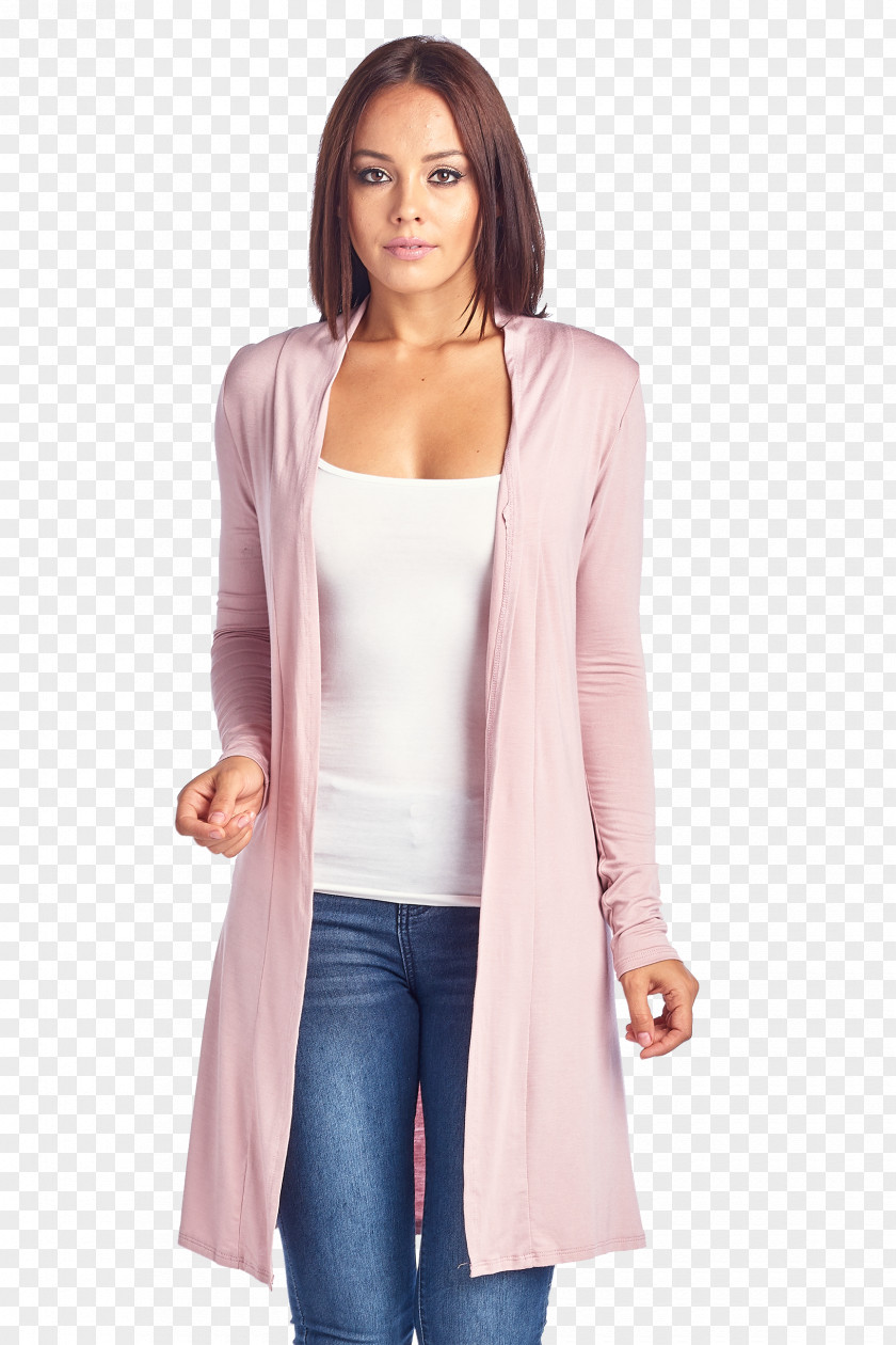 Long Sleeve Wrap Top Cardigan Neck PNG