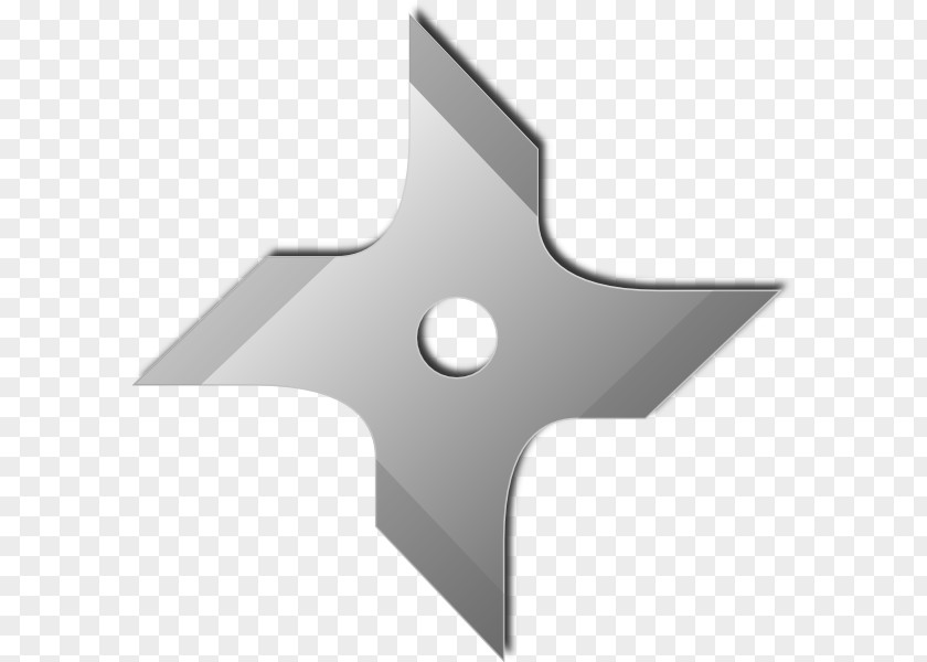 Ninja Shuriken Weapon Clip Art PNG