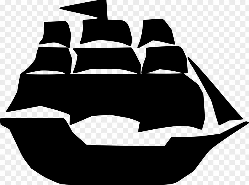 Ship Black And White Piracy Clip Art PNG