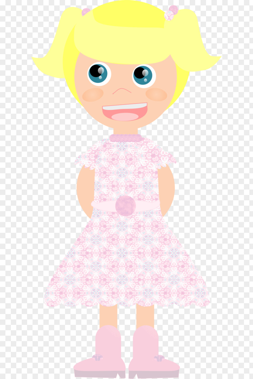 Dress Toddler Character Clip Art PNG