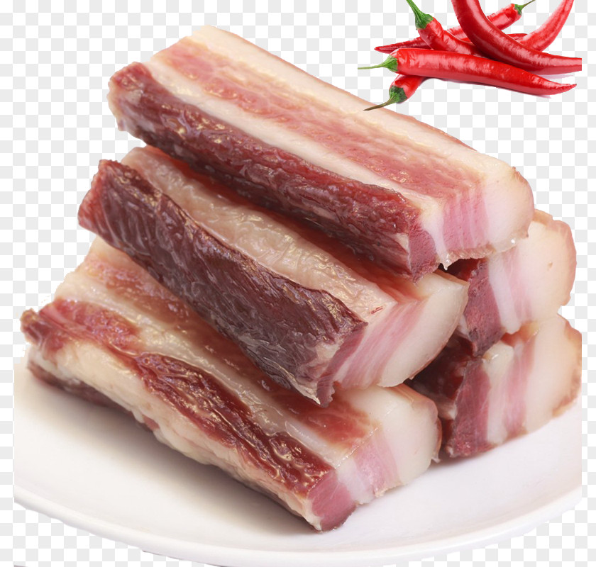Farmhouse Bacon Jiangxi Curing Bakkwa Meat PNG