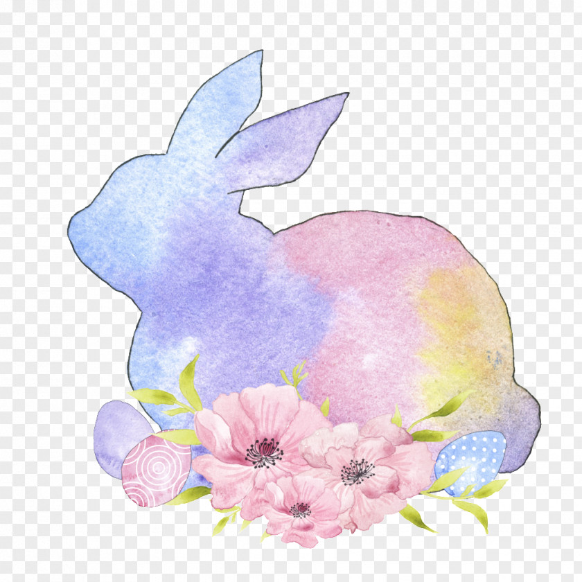 Fox Watercolor Rabbit Image Design Painting Illustration PNG