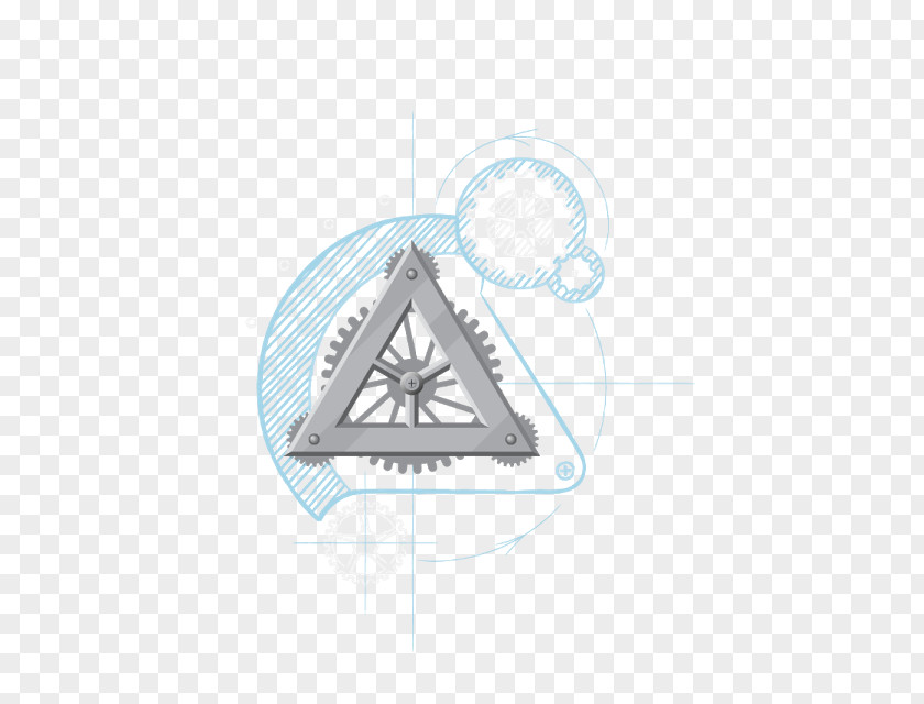 Mechanical Triangle Product Design PNG