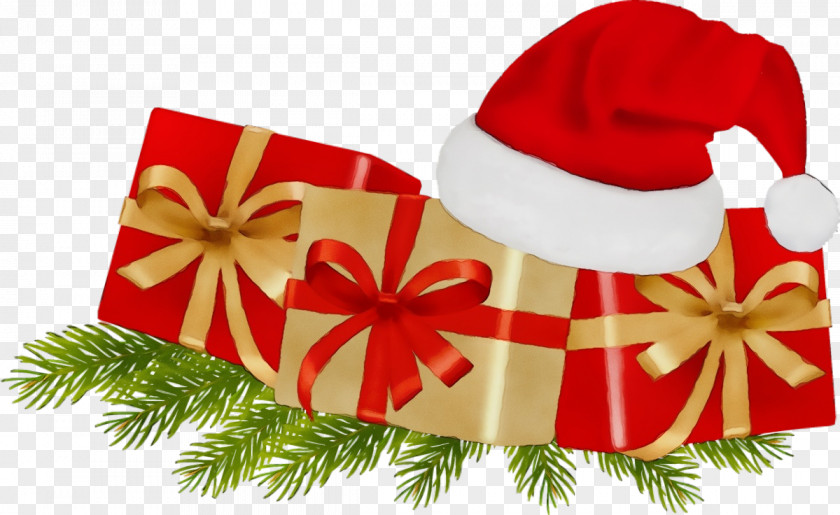 Cap Ribbon Santa Claus PNG