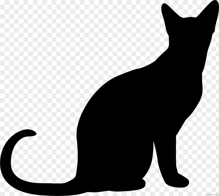 Cat Silhouette Clip Art PNG