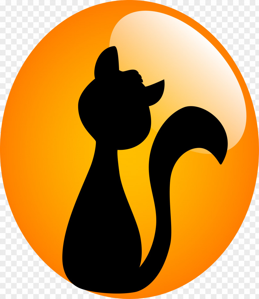 Halloween Cat Symbol Silhouette Clip Art PNG