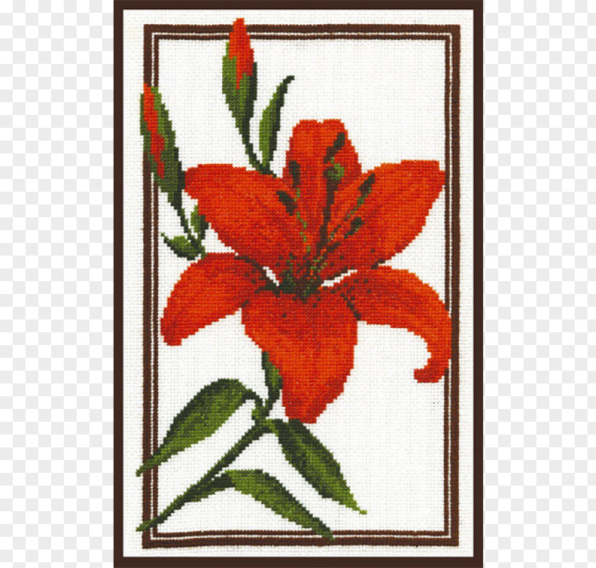 Palitra Embroidery Cross-stitch Floral Design Russia PNG