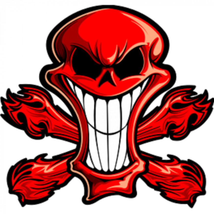 Skulls Red Skull Cartoon PNG