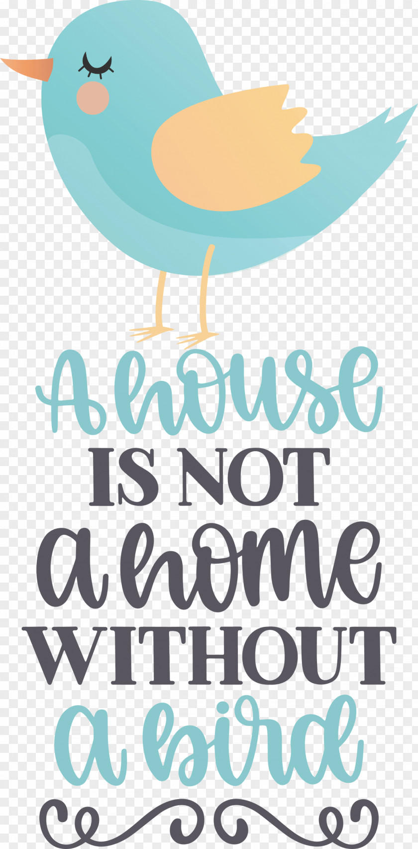 Bird Quote Home PNG